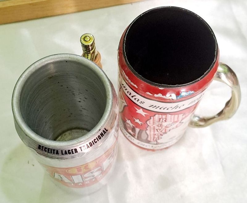 Jarras De Cerveza Con Fisonomia De Latas Ambas - imagen 5