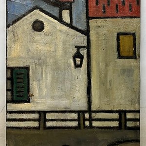 Oleo "Sin Título" de Emin Fernández - 55 x 37 cm - imagen 2