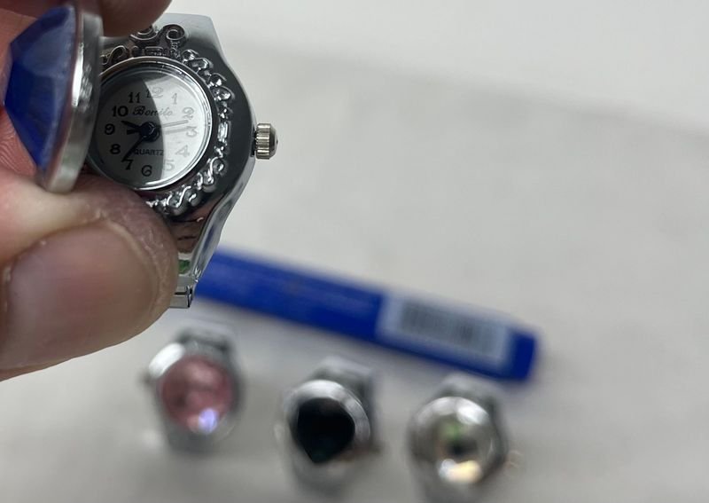 Anillos de plata con piedras coloridas - imagen 7