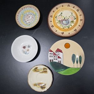 Lote de Platos Decorativos Coleccionables con Diseños Variados - imagen 1