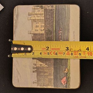 Set Vintage "Leeds Castle" Individuales y Posavasos Colección Inglaterra - imagen 4