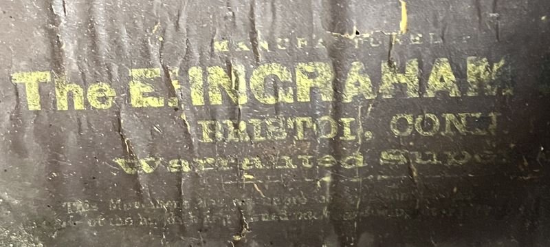Reloj americano antiguo para pared con llave sin péndulo - imagen 2