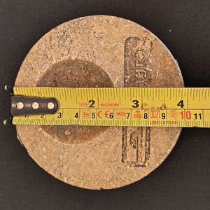 Antiguo Tintero de Escritorio con Abrecartas y Pisa Papel en Mármol Jaspeado - imagen 6