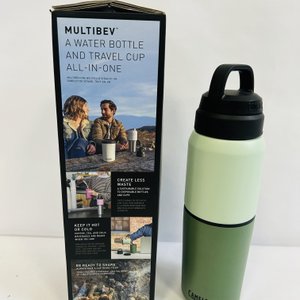 Botella de Agua y Taza de Viaje Camelbak Multibev 2 en 1 Acero Inoxidable Verde - imagen 2