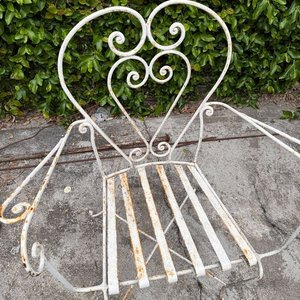 Juego de Patio de Hierro Forjado con Vidrio - imagen 4