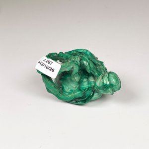 Frasco para Rapé en Malaquita Tallada con Tapa - imagen 2
