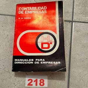 Lote siguiente: Libro Contabilidad de Empresas por W. M. Harper