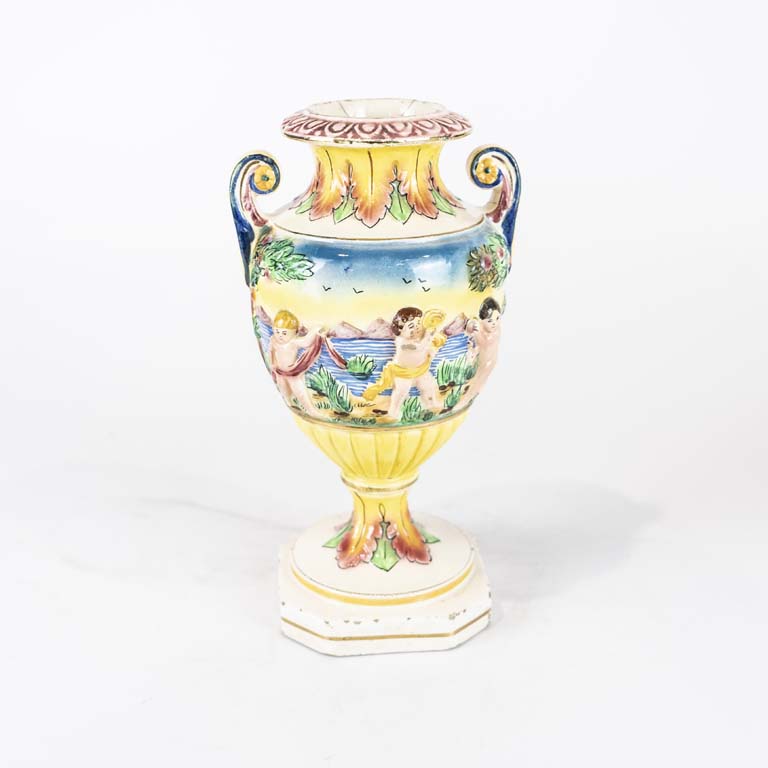 Lote anterior: Anfora de ceramica italiana Capodimonte (restaurada y con detalles) - Medidas: 27.5cm 