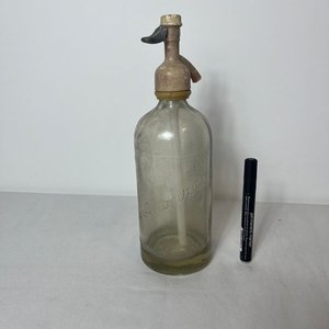 Sifón Antiguo de Vidrio con Base Maciza - imagen 4