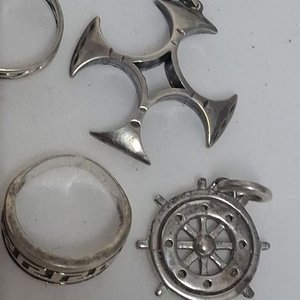 Lote de Joyas de Plata: Anillos y Colgantes - imagen 2