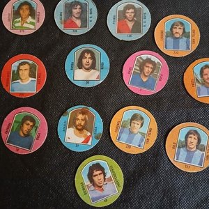 Figuritas Redondeles Fútbol Argentino Década 1970 - Lote de 15 - imagen 2