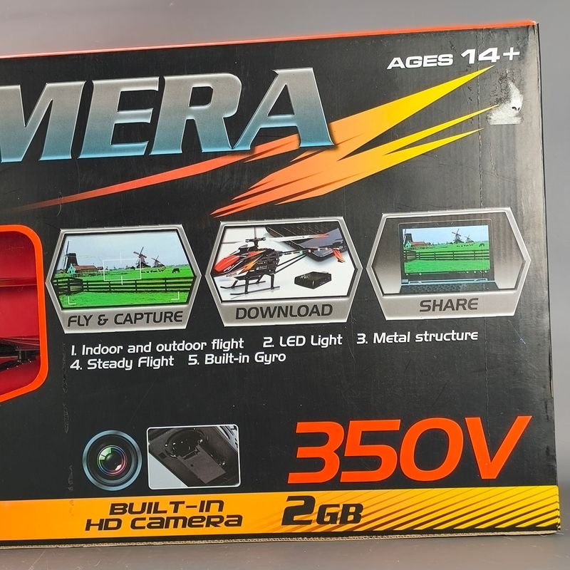 Remoto controlado de helicóptero con cámara HD y capacidad de vuelo indoor y outdoor - imagen 4