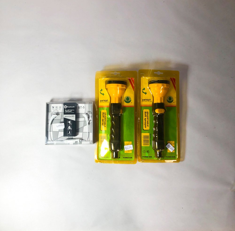 Dos Punteros de Manguera Ajustables y Auriculares Bluetooth