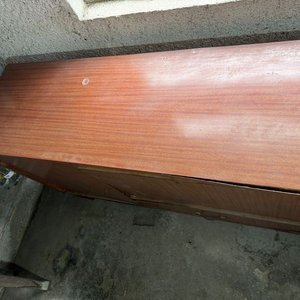 Trinchante de madera con cajón y puertas - imagen 2