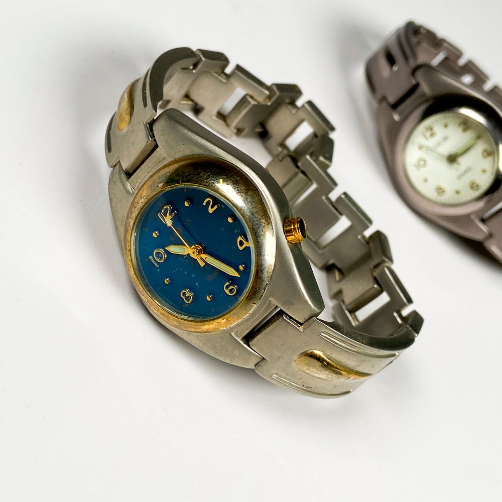 Cuatro relojes de dama en plata con diferentes caras - imagen 2