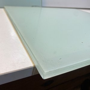 2 Bases Cuadradas de Vidrio Blanco para Presentación o Tortas - imagen 3