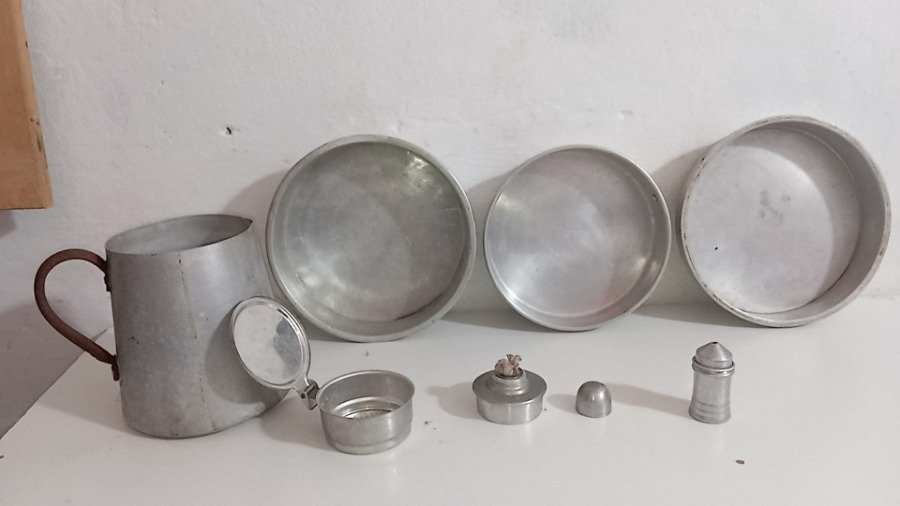 Lote anterior: Conjunto de utensilios de cocina de aluminio para camping o excursiones