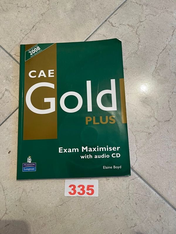 CAE Gold Plus: Exam Maximiser con CD - Cuaderno Preparación C1 Pearson Longman 2008