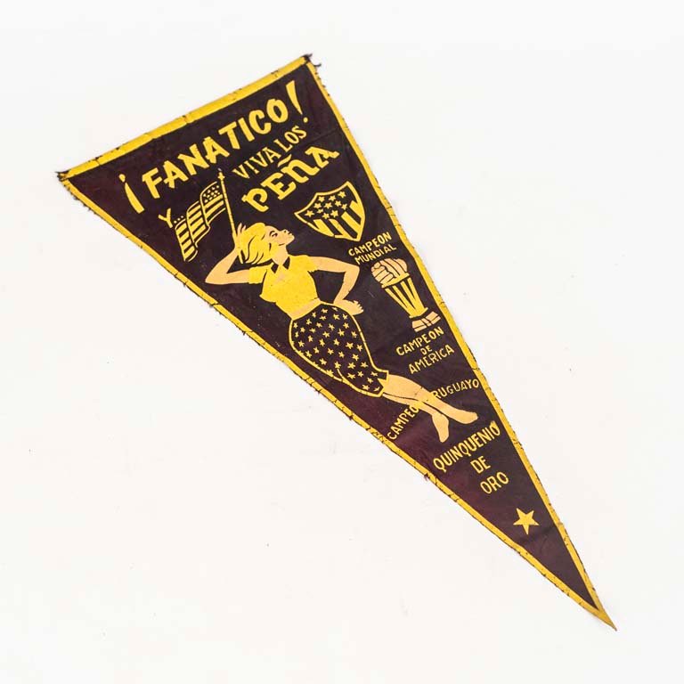 Lote anterior: Banderín de Peñarol de la década del 60 - Fanático viva los Peña