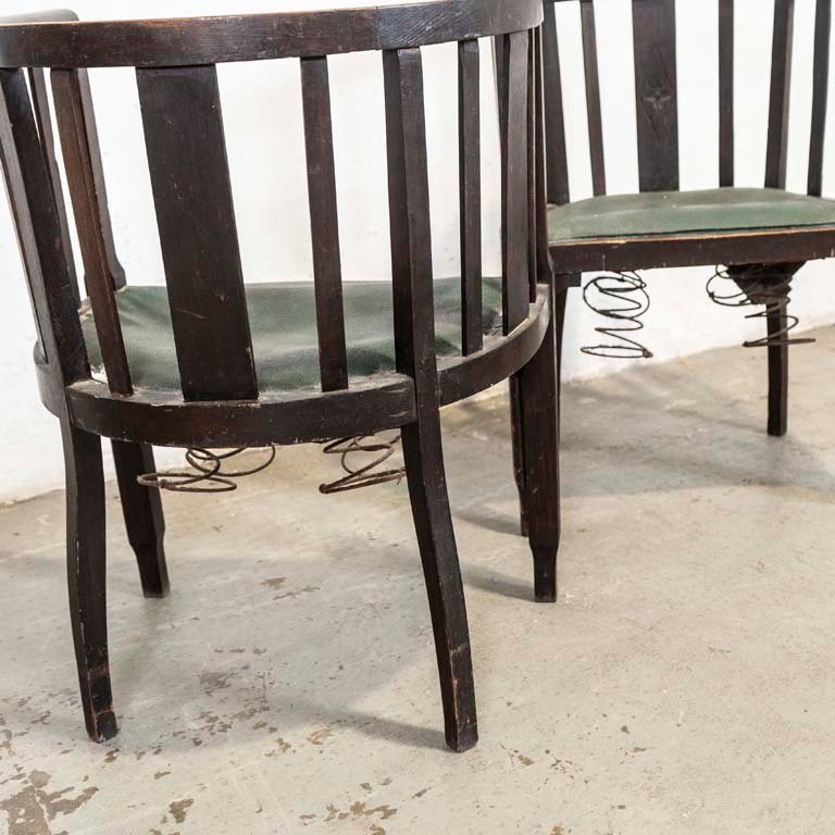 Sillones antiguos de madera para restaurar - imagen 3