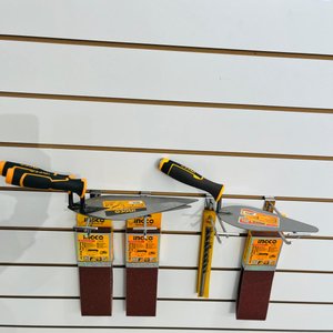 Lote de Herramientas: Lijas, Mechas y Cucharas de Albañil Marca Ingco - imagen 3