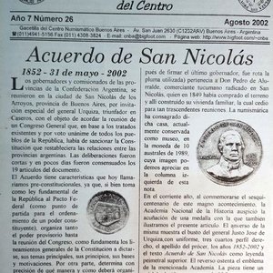 22 Publicaciones El Telégrafo del Centro (1996-2004) - Gaceta Numismática Buenos Aires - imagen 5