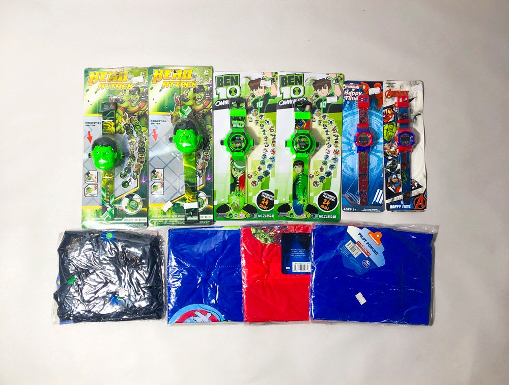 Lote de 10 Piezas: Relojes Infantiles y Pilotos