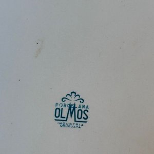 Lote de Platos y Fuentes OLMOS Porcelana Industria Uruguaya - imagen 3