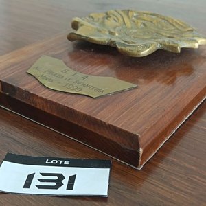 Placa Conmemorativa Militar Bronce y Madera - Prueba Infantería Minas 1999 - imagen 6