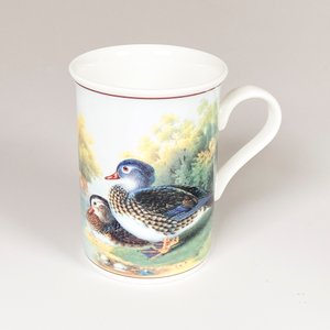Cuatro Jarros de Porcelana MG con Decoración de Aves - imagen 5