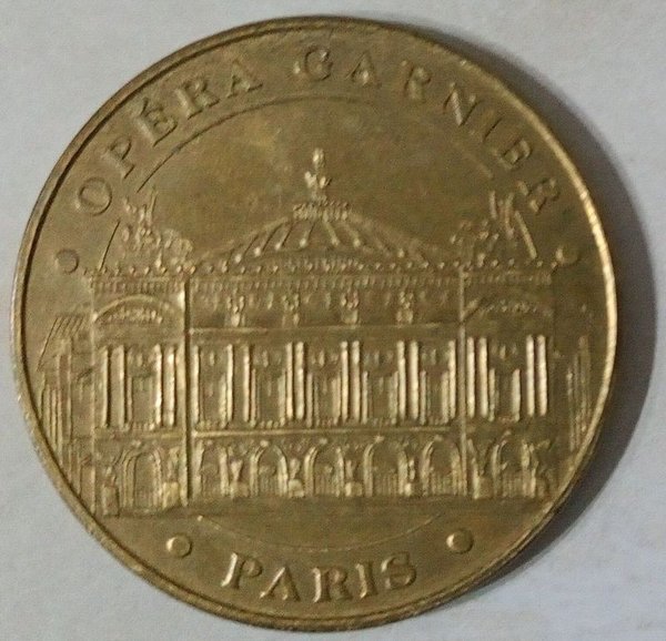 Medalla Monnaie de Paris Ópera Garnier París 2014 - imagen 1