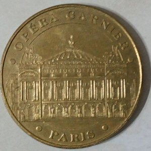 Lote siguiente: Medalla Monnaie de Paris Ópera Garnier París 2014