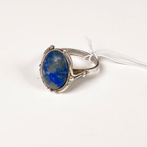 Anillo de Plata con Lapislázuli Ovalado - imagen 2