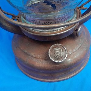 Antiguo Farol a Queroseno Alemán Feuerhand "Nr. 201" - imagen 7