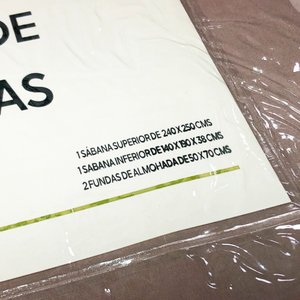 Juego de Sábanas de Dos Plazas "Da Letto" Microfibra 4 Piezas en Estuche - imagen 4