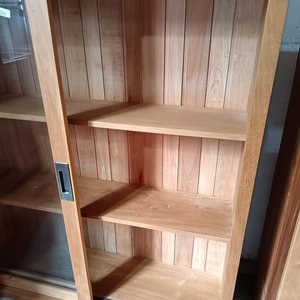 Mueble Cristalero Madera Maciza Fundamento - imagen 5