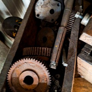 Escopladora Industrial con Accesorios y Engranajes - imagen 4