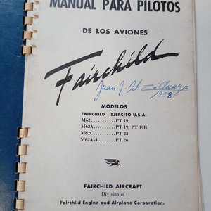 Manual de Pilotaje Aviones Fairchild PT19 y PT26 (Años 40) + Check List - imagen 3