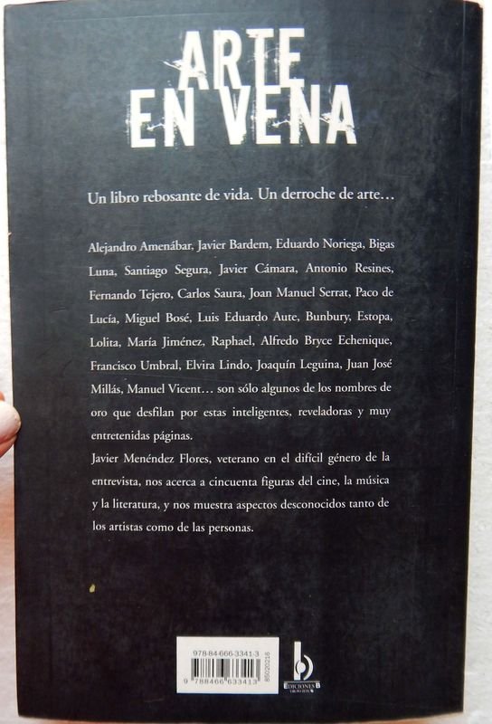 Libro de Arte En Vena, primera edición, autor Javier Menéndez Flores - imagen 8