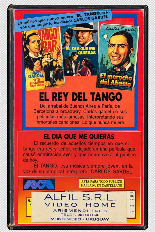 Película VHS "El Día Que Me Quieras" con Carlos Gardel y Rosita Moreno - imagen 1