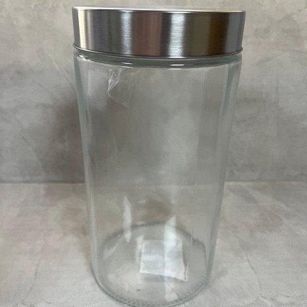 Botella de vidrio transparente 1,75 litros