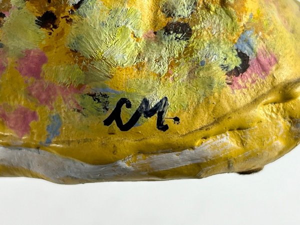 Cecilia Mattos "Candombe" Papel mache y oleo. - imagen 2