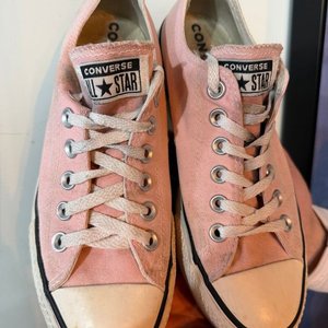 Zapatillas Converse Plataforma Rosa Talle 37 - imagen 2