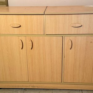Aparador Horizontal de MDF Laminado con Tapa Abatible - imagen 1
