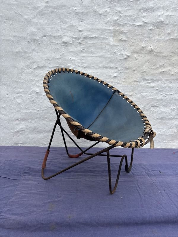 Butaca de diseño circular estilo Bowl o Satélite - imagen 1