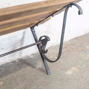 Ganchera de Madera y Metal Estilo Industrial - imagen 3