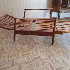 Sillón Cama Danés Estilo Mid-Century Moderno Años 60 - imagen 10