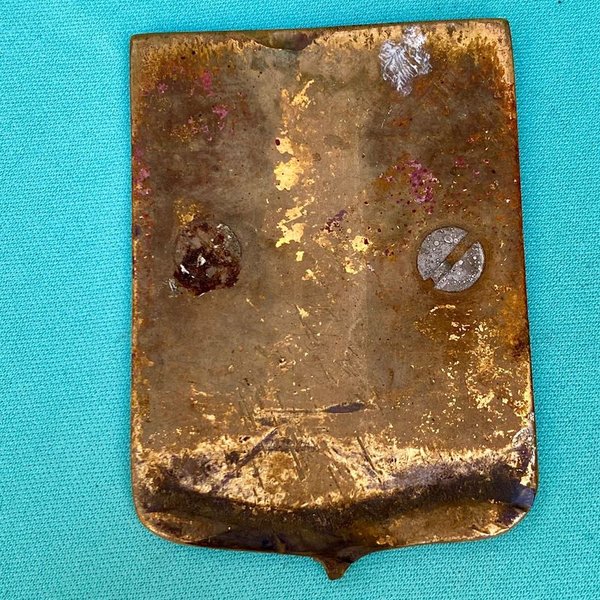 Antiguo escudo de Uruguay en bronce y esmalte - imagen 4