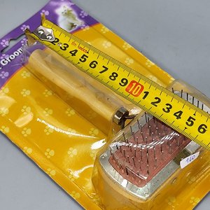 Cepillo para Mascotas Doble Cabezal con Mango de Madera - imagen 6