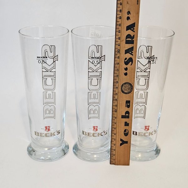Vasos de vidrio Beck's para cerveza - imagen 3